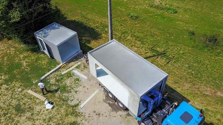 Installation de garage en béton monobloc Amnéville
