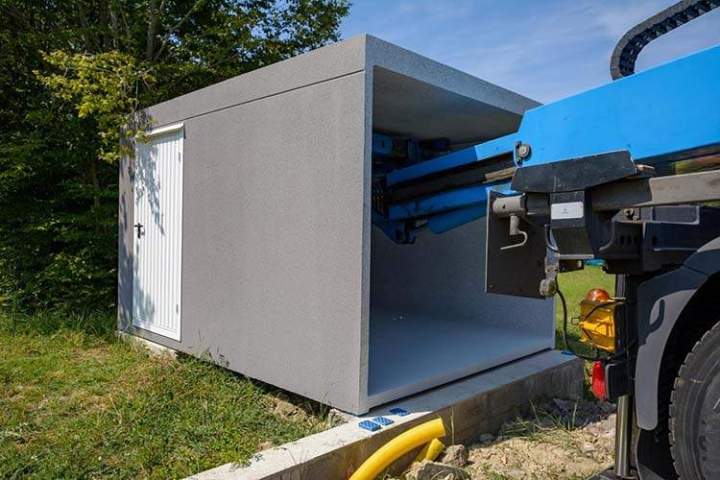 Pose de garage monobloc en béton Amnéville