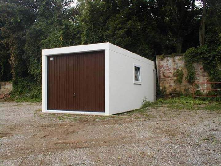 Installation de garage monobloc en béton Amnéville