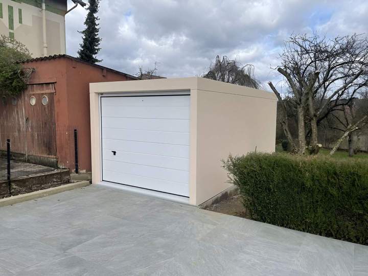Installation de garage en béton monobloc Amnéville